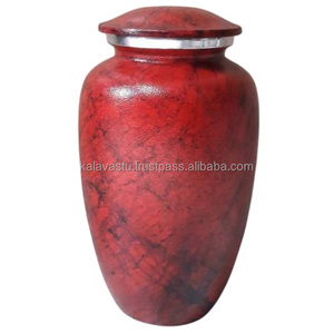 Urnas de Cremación 3D Hechas a Mano de Aluminio, Tipo Ánfora, Acabado Color Plateado, para Funerales, Entierros, Columbarios, Decoración del Hogar, Personalizadas - Product Image 1