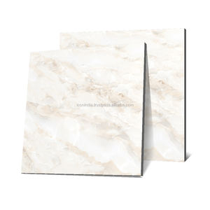 Azulejo de porcelana brillante, aspecto de mármol esmaltado, 600x600mm - Product Image 2