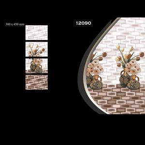 Azulejos decorativos de pared esmaltados rústicos de cerámica estilo inyección de tinta 30x45cm - Product Image 2