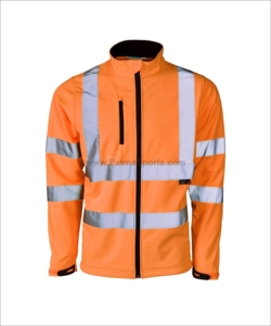 Chaqueta Softshell personalizada de diseño de tendencia, chaqueta de invierno impermeable Softshell superventas, Sarga de aparejos de chenilla bordada personalizada - Product Image 4