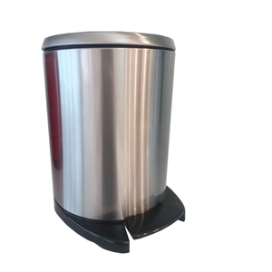 Trash Trash <b>Bin</b> <b>Waste</b> <b>Bin</b> Household Garbage <b>Bin</b> Indoor Places Kitchen Metal Recycling Stainless Steel Hotel Office Hotel Home - Product Image 1