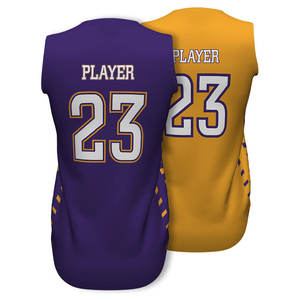 Uniformes de baloncesto de jersey de doble cara para mujer, transpirables, de secado rápido, personalizados, al por mayor, de calidad OEM. - Product Image 3
