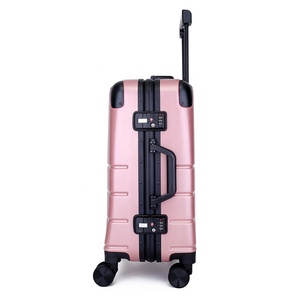 Bán Buôn Thời Trang Mới Khung Nhôm Hành Lý Bền 4 Bánh Xe Abs + Pc Du Lịch Xe Đẩy Va Li Hành Lý Với Xử Lý Mềm Phù Hợp Với Trường Hợp - Product Image 4