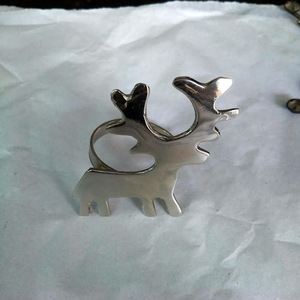 Rond de serviette poisson étoile pour décorations de maison et d'hôtel de mariage pour les fêtes de Noël et les bars - Product Image 2