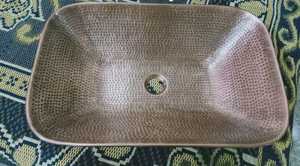 อ่างล้างมือในห้องน้ำ,อ่างล้างมือชามทองแดงอ่างล้างมือแชมพูอ่างล้างหน้าอ่างล้างแบบหลุมเดียวดีไซน์ทันสมัยเกรดสูง - Product Image 6