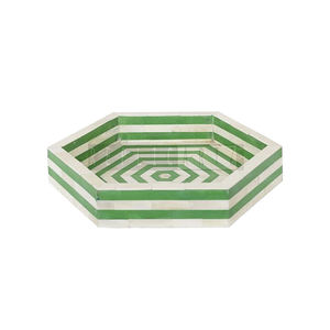 Mopa decorativa con incrustaciones de hueso, manijas de bandeja para servir alimentos, almacenamiento de bebidas, decoración de tocador, desayuno, fiestas, bodas, Picnics - Product Image 1