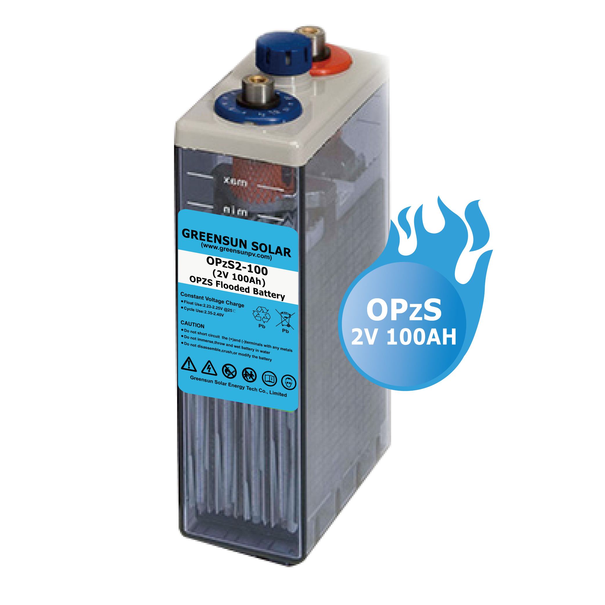 Top A Grade 2Volt OPZS Battery 1000AH 100ah 400AH 500 ah 3000ah battery storage system opz