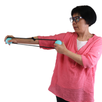 ALLWINWIN LMB10 Ballon de massage de lacrosse - Tube de résistance connectable pour le dos et la fasciite plantaire