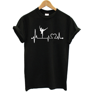 Camiseta estampada de algodón para mujer, Camiseta holgada de manga corta, camiseta estampada divertida, ropa de calle, camisetas de verano - Product Image 2