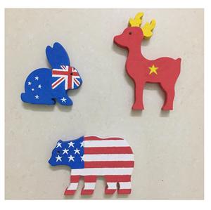 Ensemble de 50 découpes en bois de teck naturel non peint en forme de poisson, découpes en bois polies en forme de poisson - Product Image 4