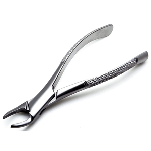 High Quality <b>Extracting</b> Tooth Forceps Three Root On Side Stainless Steel Dental Instruments - Product Image 1