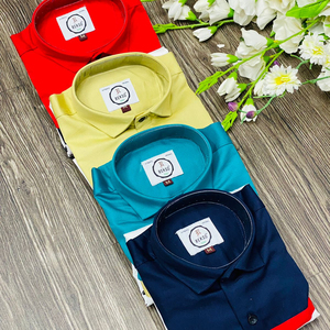 Chemises en coton pour homme, tissu respirant et décontracté, coupe droite, résistant, unique, élégant, prix en ligne, inde - Product Image 1