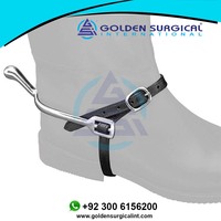 Sangles d'éperon en cuir Mèches d'entraînement d'équitation Accessoires Sangles Rênes de cheval équestre en cuir véritable Poly Bag GSVI-101253 PK