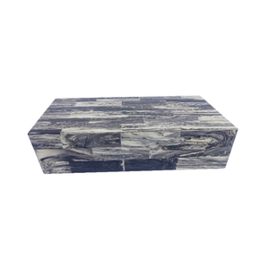 Caja de regalo de resina pulida decorativa - Product Image 1