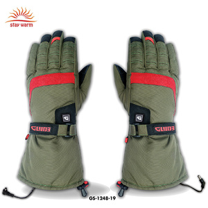 best men woman long <b>battery</b> life 7.4v rechargeable <b>battery</b> heated gloves with USB-C charging port for winter - Product Image 4