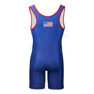 เสื้อกล้ามมวยปล้ำแบบสั่งทำ,เสื้อกีฬาสำหรับผู้ชาย - Product Image 2