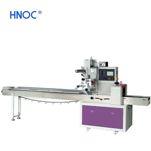 HNOC Multifunctional Automatic Horizontal Pillow Type Mobile Biscuit Packaging Machine