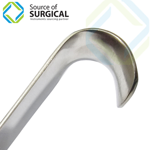 เครื่องถ่างกล้ามเนื้อแบบแมนนวล Roux Surgical Retractor ขนาด 172 มม. ได้รับการรับรองมาตรฐาน ISO 13485 สำหรับใช้ในโรงพยาบาล - Product Image 3
