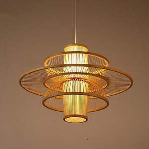 Lámpara de bambú natural, respetuoso con el medio ambiente, 100 - Product Image 3