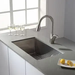 2021 Современная дизайнерская дюймовая глубокая мойка, кухонная раковина ручной работы, кухонная раковина