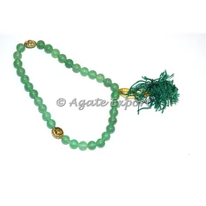 绿色venturine Tasbih: 绿色venturine 33珠Tasbih低价