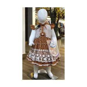 factory rate cotton frocks export quality baby girl party wear fancy dresses with latest fashion design