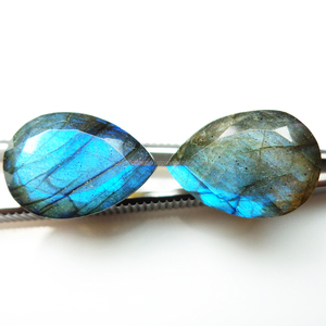 Labradorite naturelle pierre précieuse forme de poire pierre taillée à facettes 6X4MM pendentif fabrication de bijoux pierre de naissance en vrac pierre précieuse pour bijoux - Product Image 5