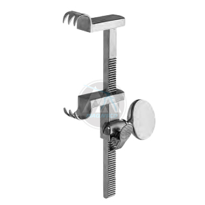 BAILEY-GIBBON Abrazadera de Canalones con Tornillo de Mariposa Grande, Trinquete Automático, Brazos Largos, 2 pulgadas (5.1 cm) de Ancho, 6-1/2 pulgadas (16.5 cm) de Longitud Total, ZETOMEDPRO - Product Image 1