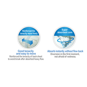 Couches pour adultes jetables HIBIS en film PE avec protection contre les fuites et bande absorbante respirante douce, modèle Sweet Care L, vente en gros - Product Image 5