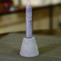 Bocaux à bougies en béton gris clair Décoration d'intérieur Marque Caro CC20031 Vente en gros du Vietnam