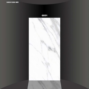 Baldosas de cerámica con aspecto vitrificado de porcelana pulida de color súper blanco 600x1200mm - Product Image 1