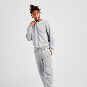 OEM Manufacturer Custom Logo Oversized Cotton Colorful Streetwear Men Set Men's <b>Plain</b> <b>Sweatshirt</b> - Product Image 1