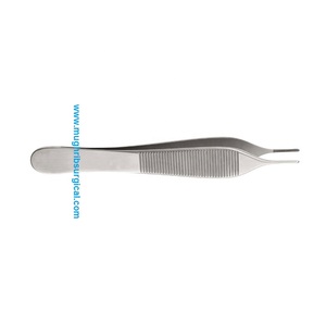 Pince à dissection Micro-Adson en acier inoxydable de haute qualité 12cm Fabricant d'instruments chirurgicaux Exportateur - Product Image 2
