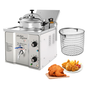 Freidoras-olla eléctrica CE para freidora de pollos, máquina para freír kfc, pequeña, a presión, para restaurante - Product Image 1