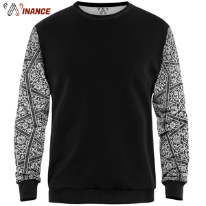Custom Printed Fleece <b>Crewneck</b> Sweatshirt Size XS Winter Season Anti-Shrink Fabric 3D Puff Digital Embossed Printing ODM Supply - Product Image 3