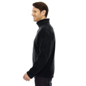 Veste décontractée coupe-vent en polaire polaire à blocs de couleur pour homme en laine/polyester en gros avec étiquette personnalisée - Product Image 6
