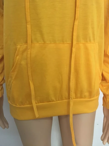 Nouvelle mode en gros sur mesure imprimé votre logo fabriqué en usine nouvelle mode personnalisée sweats à capuche pour femmes - Product Image 3