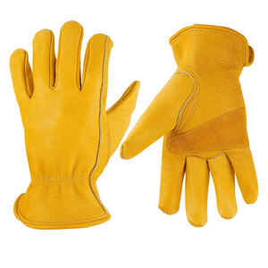2022 XL Custom Made Impact Synthetic <b>Leather</b> <b>Work</b> Safety Gloves Waterproof Fireproof Anti-Heat Protective Hand <b>Tools</b> - Product Image 2