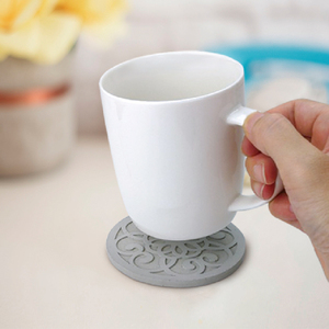 DIY unique ciment texture rose béton coaster kit - Product Image 6