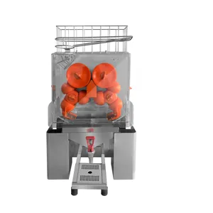 Machine commerciale d'extracteur de jus d'orange avec robinet