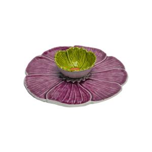 Serving <b>Bowl</b> Color Enamel Finishing Design <b>Metal</b> <b>Bowl</b> With Tray - Product Image 1