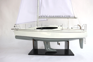 Modèle de bateau en bois DEHLER 29, artisanat de haute qualité fabriqué au Vietnam pour cadeau - Product Image 4