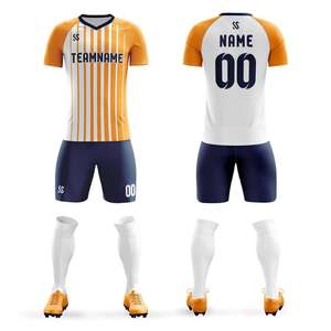 Uniforme de football à séchage rapide Offres Spéciales sur mesure 100% polyester blanc conception d'impression par sublimation numérique chemises américaines XL - Product Image 4