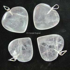 จี้หัวใจควอตซ์คริสตัลธรรมชาติ - Product Image 1