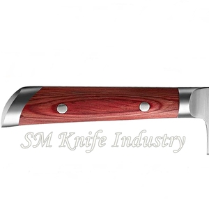 Cuchillo de cocina alemán de acero forjado a mano, personalizado, con Funda de cuero, para chef, Smk2010 - Product Image 6