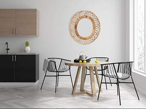 Exclusive Quality Handmade <b>Rattan</b> Wall <b>Mirror</b> Elegant Contemporary Design Glass for Indoor Outdoor Decor Wall Mounted <b>Mirror</b> - Product Image 6