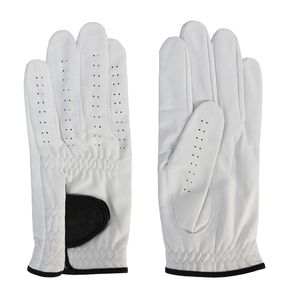 Guantes de <span class=keywords><strong>Golf</strong></span> Personalizados de Piel de Oveja con <span class=keywords><strong>Palma</strong></span> de Cuero Cabretta para Manos - Product Image 3