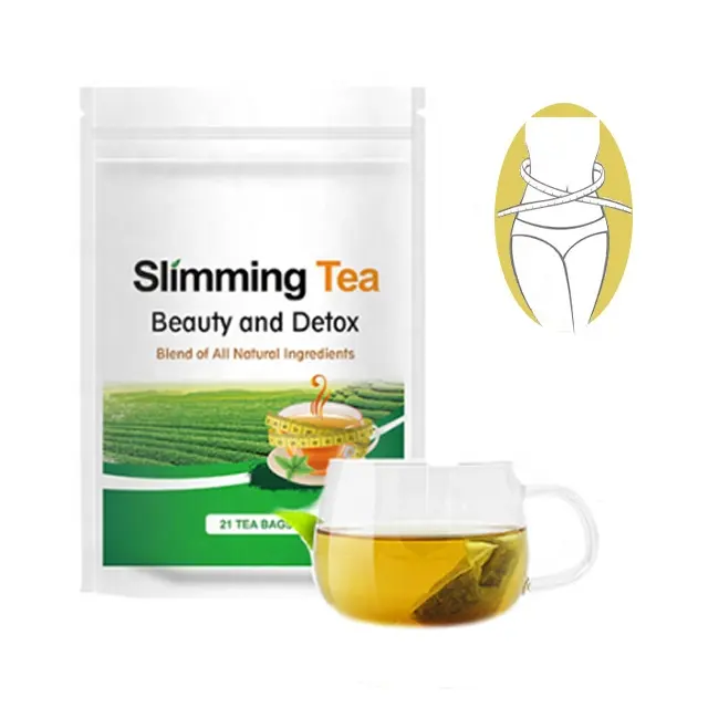 Hot sale private label herb 21 sachets slim tea beauty and detox natural ingredients for weight loss fat burning health care