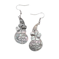 Boucles d'oreilles hawaïennes, bijoux bohèmes, design mixte, sculptées à la main, style polynésien, pour femmes et filles, accessoire