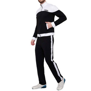 Wholesale Men's Stripped Hoodie With Matching Trousers Fitness Sports Tracksuit - Product Image 3